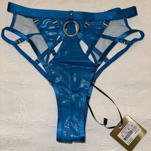 MISTRESS T
PEACOCK BLUE PANTY - Picture 16 of 16